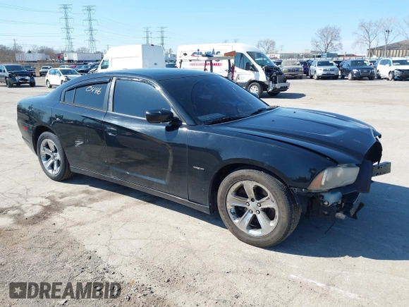 2013 Dodge Charger RT with VIN 2C3CDXCT4DH712064, listed as a IAAI auction lot 41980446 with 187,192 mi miles and . Bid and sale history available at carsss.com. Image 1.