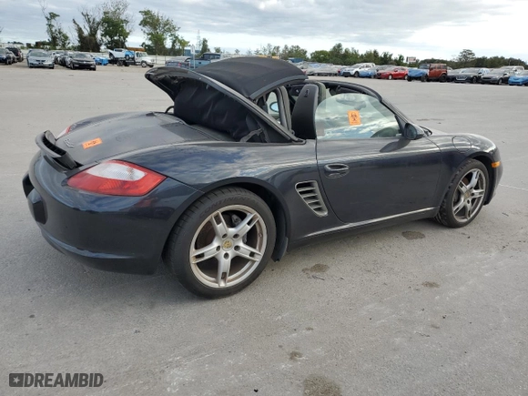 2007 Porsche Boxster with VIN WP0CA29867U710182, listed as a Copart auction lot 76179114 with 0 mi miles and Clean Title. Bid and sale history available at carsss.com. Image 3.