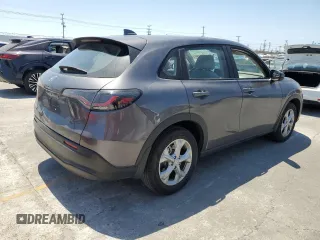 2023 Honda HR-V LX with VIN 3CZRZ1H34PM729931, listed as a Copart auction lot 59405465 with 24,375 mi miles and Salvage title. Bid and sale history available at DreamBid. Image 3.