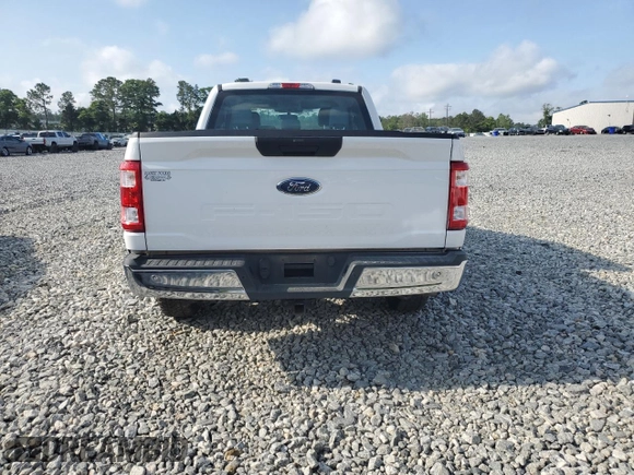 2021 Ford F-150 XL with VIN 1FTEX1CB2MKE72943, listed as a Copart auction lot 51618435 with 125,692 mi miles and Clean title. Bid and sale history available at DreamBid. Image 6.