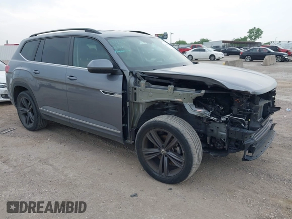 2021 Volkswagen Atlas SE with VIN 1V2NR2CA4MC529207, listed as a IAAI auction lot 42265026 with 53,185 mi miles and . Bid and sale history available at DreamBid. Image 1.