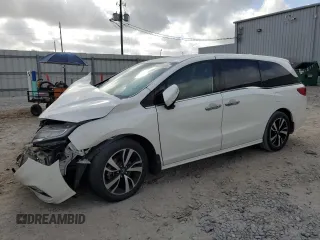 2018 Honda Odyssey Elite with VIN 5FNRL6H9XJB035622, listed as a Copart auction lot 51637565 with Not Provided miles and Salvage Title. Bid and sale history available at carsss.com. Image 1.