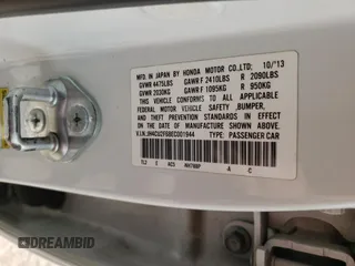 2014 Acura TSX Technology z VIN JH4CU2F68EC001944, wystawiony jako Copart lot #49894615 z przebiegiem 151 515 mil mil oraz Szkoda całkowita • Salvage title. Historia ofert i sprzedaży dostępna na DreamBid. Obrazek 12.