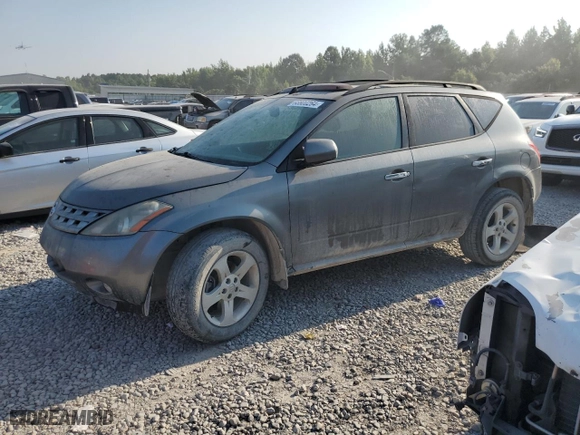 2005 Nissan Murano SL with VIN JN8AZ08T35W331589, listed as a Copart auction lot 65800264 with 193,713 mi miles and Salvage Title. Bid and sale history available at carsss.com. Image 1.