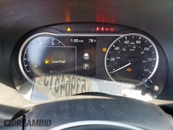 2019 Nissan Kicks SR with VIN 3N1CP5CU2KL514008, listed as a Copart auction lot 53964815 with 68,273 mi miles and Salvage Title. Bid and sale history available at carsss.com. Image 9.