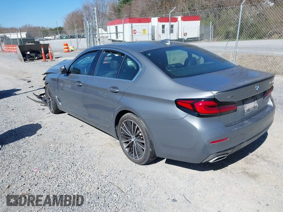 2023 BMW 5 Series 540i xDrive with VIN WBA73BJ02PWY28314, listed as a IAAI auction lot 41822010 with 15,207 mi miles and . Bid and sale history available at carsss.com. Image 3.
