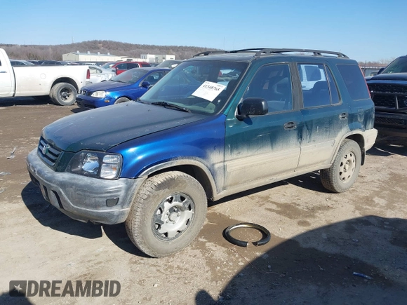 2001 Honda CR-V LX with VIN JHLRD184X1S017485, listed as a IAAI auction lot 41348765 with 193,922 mi miles. Bid and sale history available at carsss.com. Image 2.