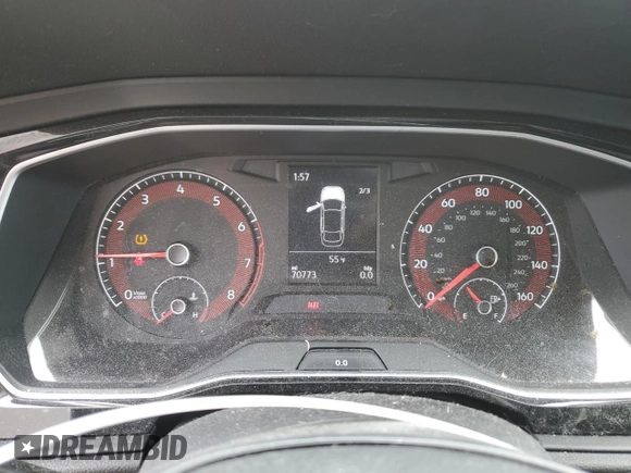 2020 Volkswagen Jetta S with VIN 3VWN57BU0LM051089, listed as a Copart auction lot 55145125 with 70,773 mi miles and Non repairable. Bid and sale history available at DreamBid. Image 9.