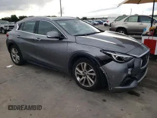 2019 Infiniti QX30 Luxe with VIN SJKCH5CP8KA009597, listed as a Copart auction lot 54388245 with 73,944 mi miles and Salvage title. Bid and sale history available at DreamBid. Image 4.