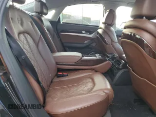 2013 Audi S8 with VIN WAUD2AFDXDN007961, listed as a Copart auction lot 45723835 with 57,477 mi miles and Salvage Title. Bid and sale history available at carsss.com. Image 10.