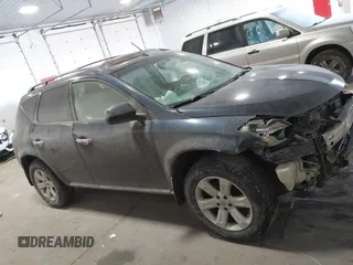 2006 Nissan Murano SL with VIN JN8AZ08W36W514065, listed as a IAAI auction lot 41335177 with 169,662 mi miles and . Bid and sale history available at DreamBid. Image 13.