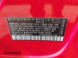 2016 Volkswagen Jetta Sport z VIN 3VWD17AJXGM280433, wystawiony jako IAAI lot #41961895 z przebiegiem 89 814 mil mil oraz . Historia ofert i sprzedaży dostępna na DreamBid. Obrazek 9.