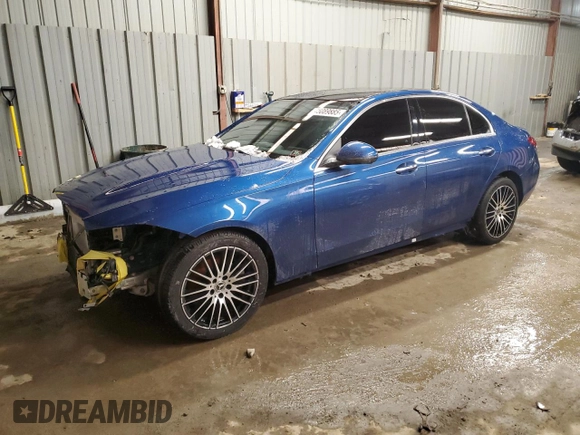 2024 Mercedes-Benz C 300 with VIN W1KAF4HBXRR158103, listed as a Copart auction lot 45089885 with Not Provided miles and Salvage Title. Bid and sale history available at DreamBid. Image 1.
