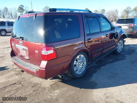 2012 Ford Expedition Limited with VIN 1FMJU2A54CEF54983, listed as a IAAI auction lot 41634529 with NaN miles. Bid and sale history available at carsss.com. Image 4.