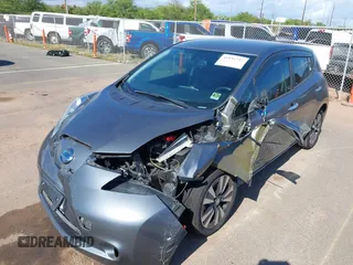 2016 Nissan LEAF SV with VIN 1N4BZ0CP5GC300090, listed as a IAAI auction lot 41896742 with 66,529 mi miles. Bid and sale history available at carsss.com. Image 6.