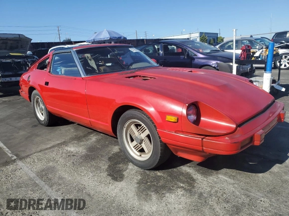 1983 Datsun 280ZX z VIN JN1HZ04S4DX568496, wystawiony jako Copart lot #57705145 z przebiegiem 328 479 mil mil oraz Tytuł czysty. Historia ofert i sprzedaży dostępna na DreamBid. Obrazek 4.
