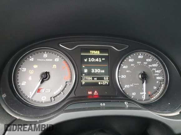 2015 Audi S3 2.0T Prestige with VIN WAUFFGFF2F1083850, listed as a Copart auction lot 52024395 with 177,096 mi miles and Salvage Title. Bid and sale history available at carsss.com. Image 9.
