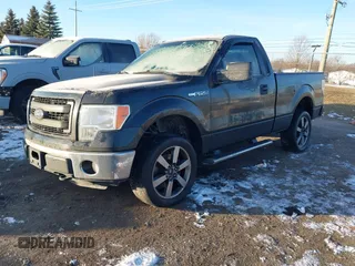 2013 Ford F-150 XL with VIN 1FTMF1EFXDFB52566, listed as a IAAI auction lot 41428547 with 156,611 mi miles and . Bid and sale history available at DreamBid. Image 2.