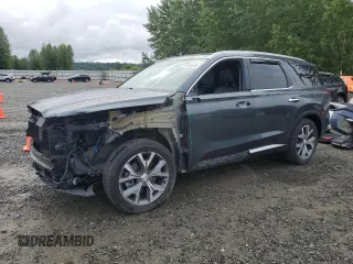2022 Hyundai Palisade SEL with VIN KM8R4DHE7NU408641, listed as a Copart auction lot 57335835 with 66,510 mi miles and Salvage title. Bid and sale history available at DreamBid. Image 1.