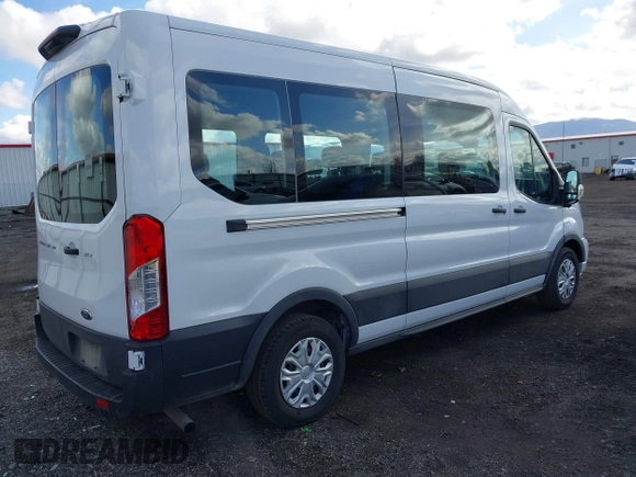 2023 Ford Transit Passenger XL with VIN 1FBAX2C82PKB28840, listed as a IAAI auction lot 41734942 with 20,504 mi miles and . Bid and sale history available at DreamBid. Image 4.