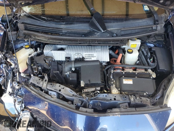 2013 Toyota Prius One with VIN JTDKN3DUXD1707664, listed as a Copart auction lot 56207165 with Not provided miles and Salvage title. Bid and sale history available at DreamBid. Image 11.
