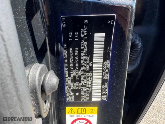 2016 Lexus RX 350 with VIN 2T2ZZMCA8GC031064, listed as a Copart auction lot 53982415 with 298,552 mi miles and Clean Title. Bid and sale history available at carsss.com. Image 10.