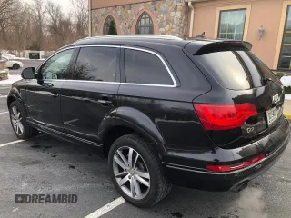 2014 Audi Q7 3.0T Premium Plus with VIN WA1LGAFE6ED013461, listed as a Copart auction lot 45347045 with 139,453 mi miles and Clean Title. Bid and sale history available at carsss.com. Image 2.