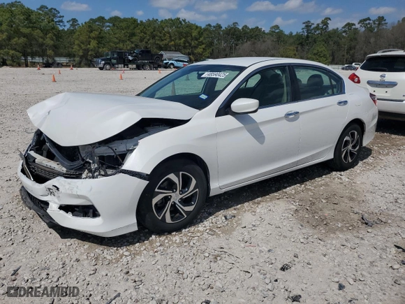 2016 Honda Accord Sedan LX with VIN 1HGCR2F39GA059005, listed as a Copart auction lot 48590425 with 89,015 mi miles and Salvage Title. Bid and sale history available at carsss.com. Image 1.