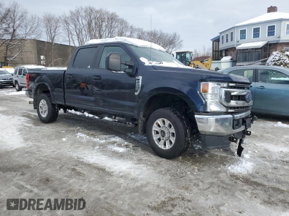 2021 Ford Super Duty F-250 SRW XL with VIN 1FT7W2B62MEC28732, listed as a Copart auction lot 44307565 with 124,653 mi miles and Salvage Title. Bid and sale history available at carsss.com. Image 4.