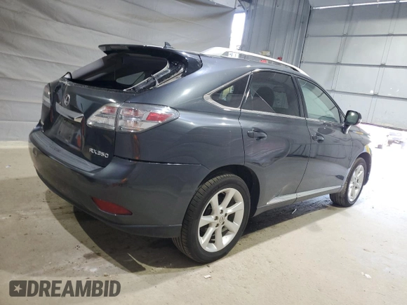 2011 Lexus RX 350 with VIN 2T2BK1BA3BC096158, listed as a Copart auction lot 60552535 with 232,843 mi miles and Salvage title. Bid and sale history available at DreamBid. Image 3.
