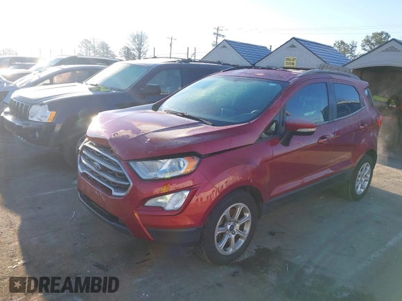 2021 Ford EcoSport SE with VIN MAJ3S2GE4MC439796, listed as a IAAI auction lot 41238032 with 59,028 mi miles and . Bid and sale history available at DreamBid. Image 19.