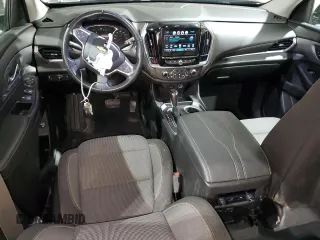 2018 Chevrolet Traverse LT Cloth with VIN 1GNEVGKW9JJ285642, listed as a Copart auction lot 54706075 with 87,578 mi miles and Salvage Title. Bid and sale history available at DreamBid. Image 8.
