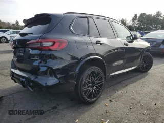 2020 BMW X5 M Competition with VIN 5YMJU0C00L9C64091, listed as a Copart auction lot 83118204 with 0 mi miles and Salvage Title. Bid and sale history available at carsss.com. Image 3.