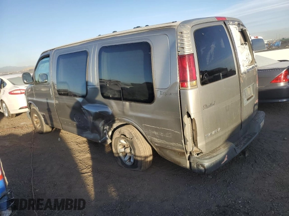 2001 GMC Savana Cargo Van YF7 Upfitter with VIN 1GDFG15R211193066, listed as a Copart auction lot 83853754 with 185,793 mi miles and Salvage Title. Bid and sale history available at carsss.com. Image 2.