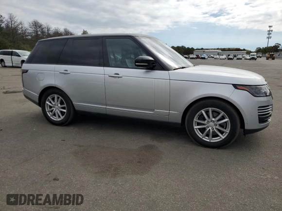 2019 Land Rover Range Rover with VIN SALGR2SU3LA587298, listed as a Copart auction lot 71808184 with 12,442 mi miles and Salvage title. Bid and sale history available at DreamBid. Image 4.