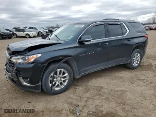 2018 Chevrolet Traverse LT Cloth with VIN 1GNEVGKW1JJ111452, listed as a Copart auction lot 53346845 with 114,622 mi miles and Clean Title. Bid and sale history available at carsss.com. Image 1.
