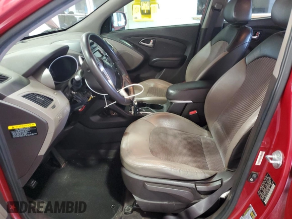 2013 Hyundai Tucson GLS with VIN KM8JU3AC7DU614962, listed as a Copart auction lot 51957675 with 112,942 mi miles and Salvage Title. Bid and sale history available at carsss.com. Image 7.