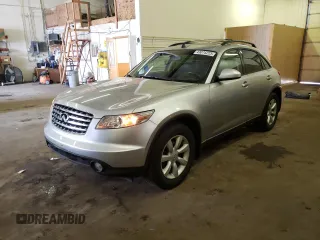 2005 Infiniti FX35 with VIN JNRAS08W45X219338, listed as a Copart auction lot 43074223 with 174,750 mi miles and Non Repairable. Bid and sale history available at carsss.com. Image 1.