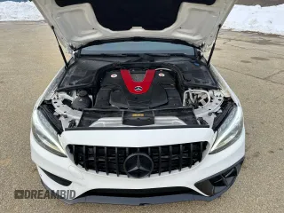2017 Mercedes-Benz C 43 AMG with VIN WDDWJ6EB5HF458314, listed as a Copart auction lot 45385195 with 129,793 mi miles and Clean Title. Bid and sale history available at carsss.com. Image 7.