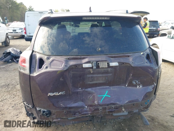 2016 Toyota RAV4 LE with VIN 2T3ZFREV1GW307536, listed as a IAAI auction lot 41878912 with 173,440 mi miles. Bid and sale history available at carsss.com. Image 17.