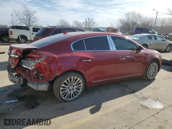 2014 Buick LaCrosse Premium II with VIN 1G4GF5G30EF228672, listed as a Copart auction lot 46793145 with 74,683 mi miles and Salvage Title. Bid and sale history available at carsss.com. Image 3.