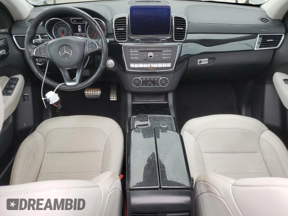 2018 Mercedes-Benz GLE 43 AMG with VIN 4JGED6EB4JA124920, listed as a Copart auction lot 58635785 with 64,203 mi miles and Salvage title. Bid and sale history available at DreamBid. Image 8.