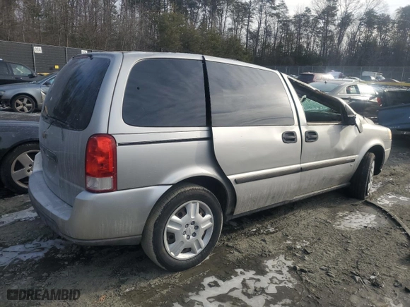 2008 Chevrolet Uplander LS with VIN 1GNDU23178D204506, listed as a Copart auction lot 89255575 with 0 mi miles and Salvage Title. Bid and sale history available at carsss.com. Image 3.