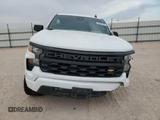 2024 Chevrolet Silverado 1500 Custom with VIN 1GCPDBEK5RZ285375, listed as a Copart auction lot 50422105 with 27,002 mi miles and Salvage Title. Bid and sale history available at DreamBid. Image 5.