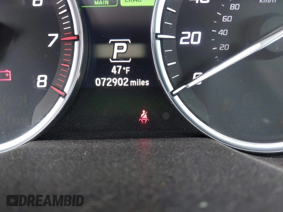 2017 Acura TLX w/Technology Pkg with VIN 19UUB1F51HA003548, listed as a IAAI auction lot 41843968 with 72,902 mi miles. Bid and sale history available at carsss.com. Image 15.