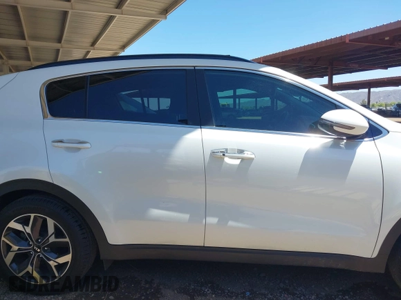 2022 Kia Sportage EX with VIN KNDPN3AC3N7996127, listed as a IAAI auction lot 42165035 with 35,370 mi miles and . Bid and sale history available at DreamBid. Image 13.