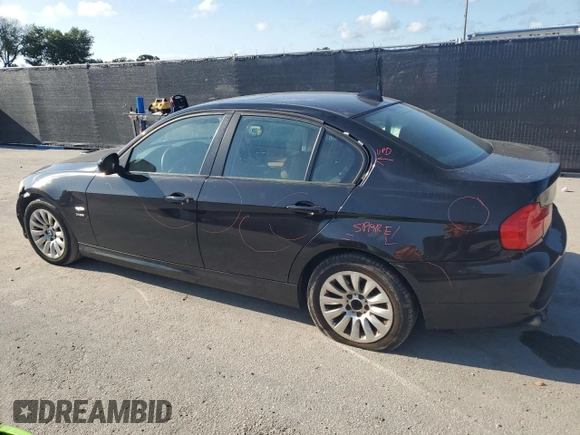 2009 BMW 3 Series 328i xDrive with VIN WBAPK73559A456475, listed as a Copart auction lot 62363865 with 169,125 mi miles and Salvage title. Bid and sale history available at DreamBid. Image 2.