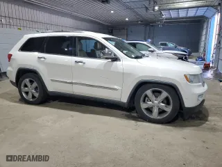 2012 Jeep Grand Cherokee Overland with VIN 1C4RJFCT5CC185100, listed as a Copart auction lot 42745615 with 126,696 mi miles and Salvage Title. Bid and sale history available at carsss.com. Image 4.