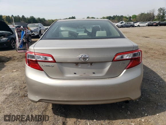 2013 Toyota Camry L with VIN 4T4BF1FK4DR312814, listed as a Copart auction lot 53952535 with 187,572 mi miles and Salvage Title. Bid and sale history available at carsss.com. Image 6.