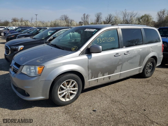 2019 Dodge Grand Caravan SXT with VIN 2C4RDGCG3KR804654, listed as a Copart auction lot 53072555 with 245,307 mi miles and Clean Title. Bid and sale history available at carsss.com. Image 1.